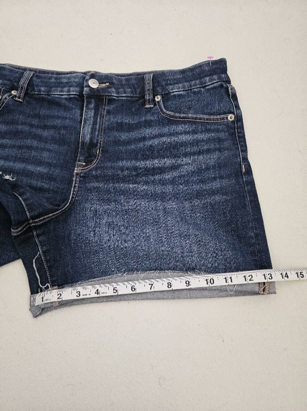 NEW!  AMERICAN EAGLE Wms Cutoff Shorts High-Rise STRETCH Curvi-Midi SZ 16. - Picture 9 of 14